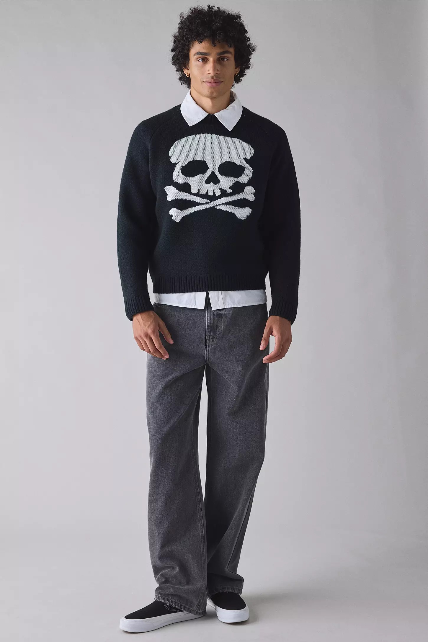 Men’s Graphic Icon Crew Neck Sweater