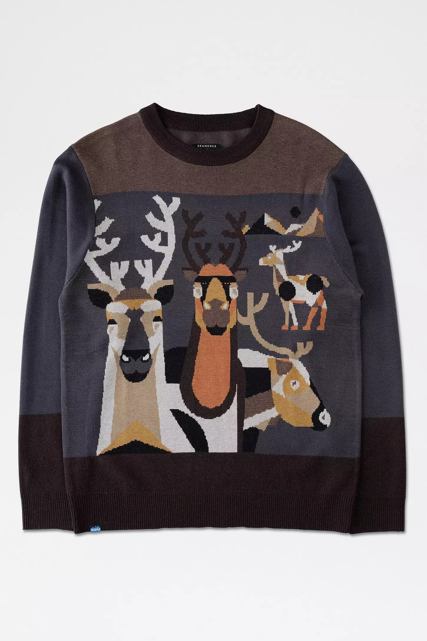 Men’s Highline Allover Pattern Crew Neck Sweater