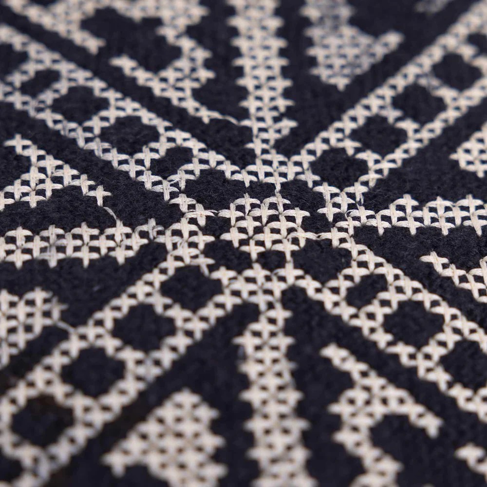 Cross Stitch Embroidered Cushion Cover