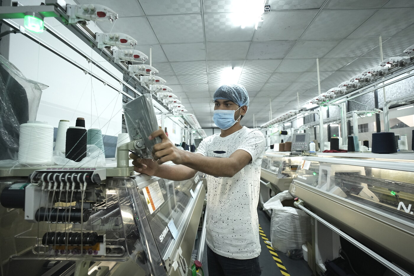 Knitting department — Seamerge Shima Seiki floor
