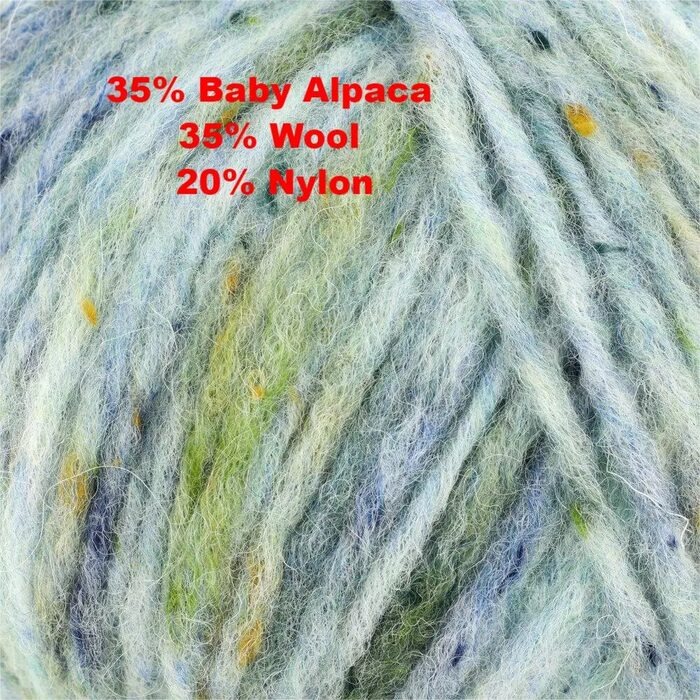 Alpaca Wool Nylon Yarn Swatch