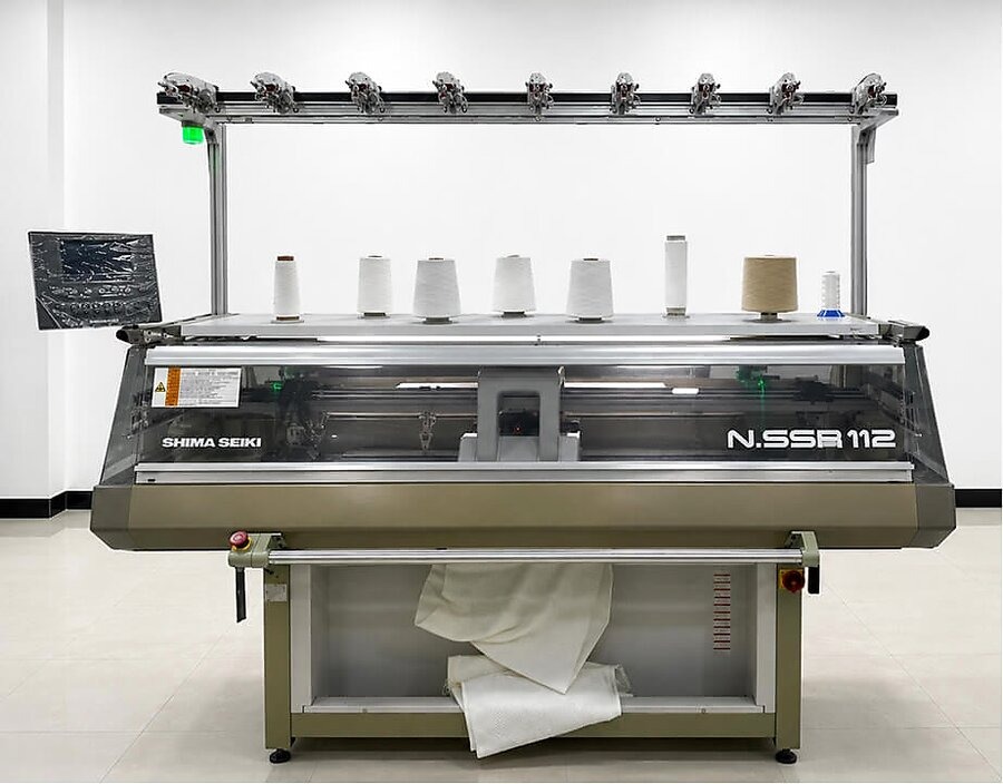 Shima Seiki N.SSR112 computerized flatknit machine