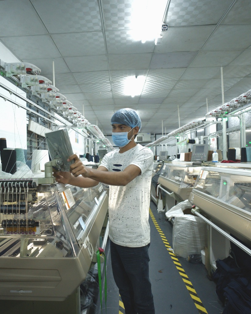 Seamerge factory knitting facility