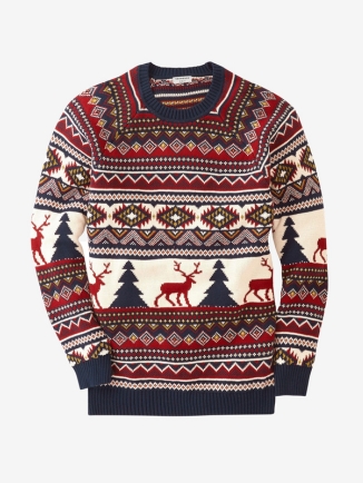 Cotton Novelty "Driving Home" Crew Neck Jumper