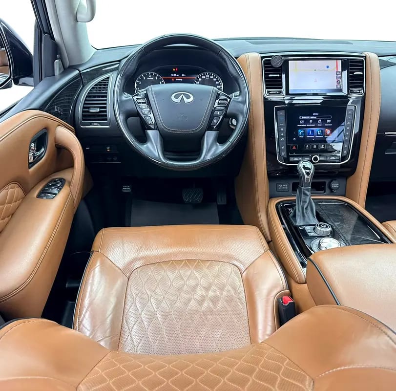 2021 Infiniti QX80 Sensory Proactive, 1 Year Warranty Unlimited Km, Infiniti FSH, GCC - Thumbnail 8