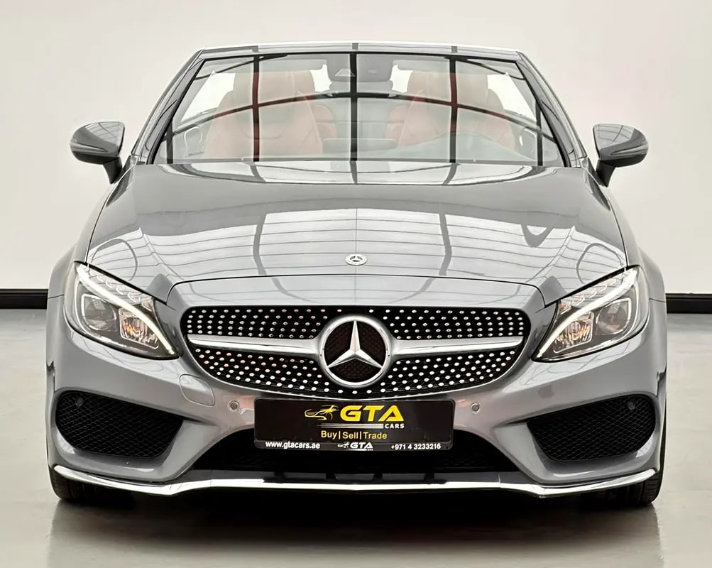 2018 Mercedes-Benz C200 Cabriolet, 1 Year Unlimited KM Warranty, Full Service History, GCC - Thumbnail 2
