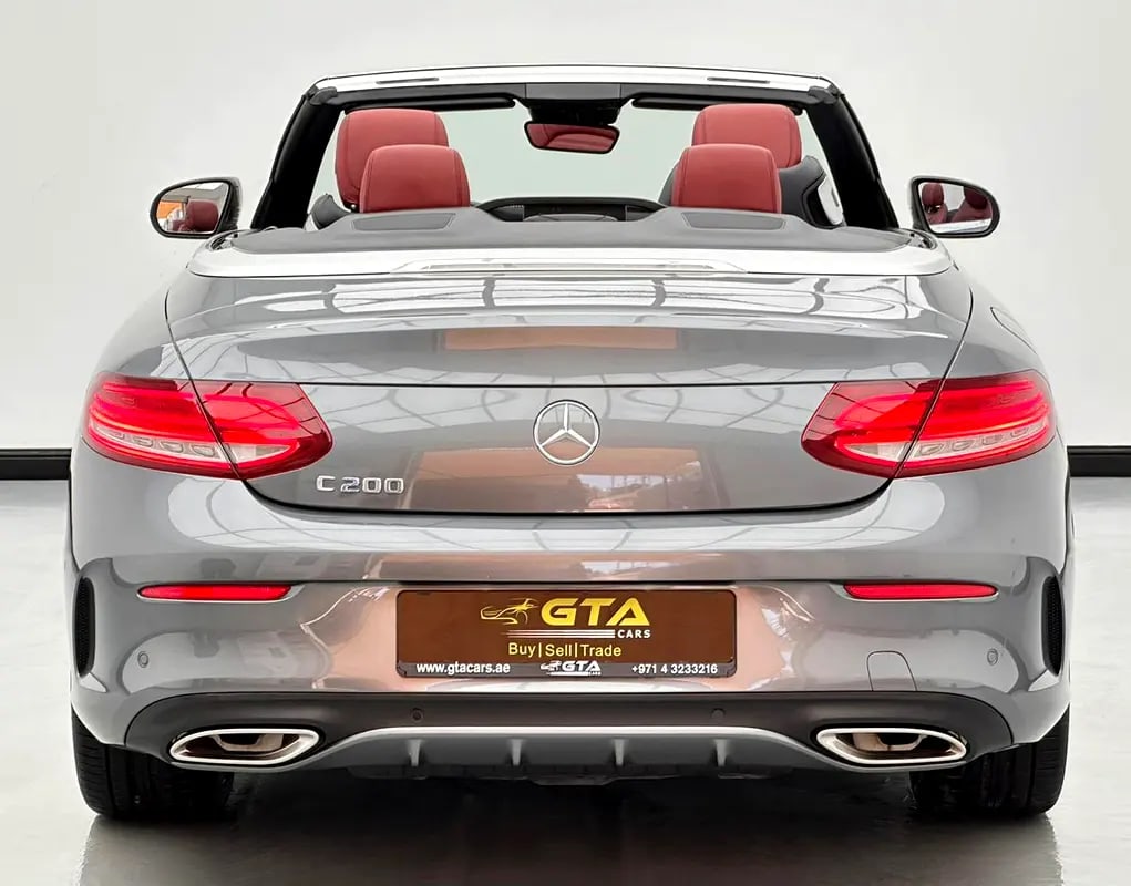 2018 Mercedes-Benz C200 Cabriolet, 1 Year Unlimited KM Warranty, Full Service History, GCC - Thumbnail 5