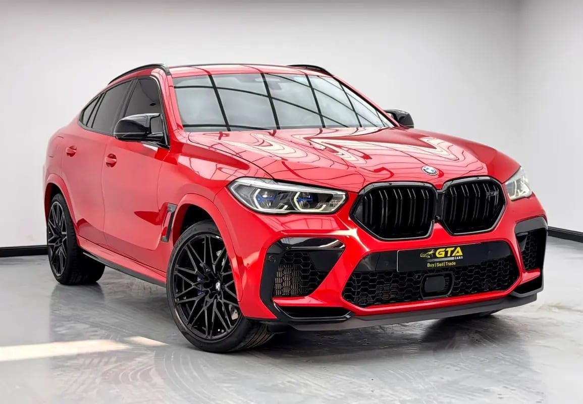 2022 BMW X6M Competition, 3/2027 BMW Warranty and Service Pack, BMW Service History, GCC - Thumbnail 3