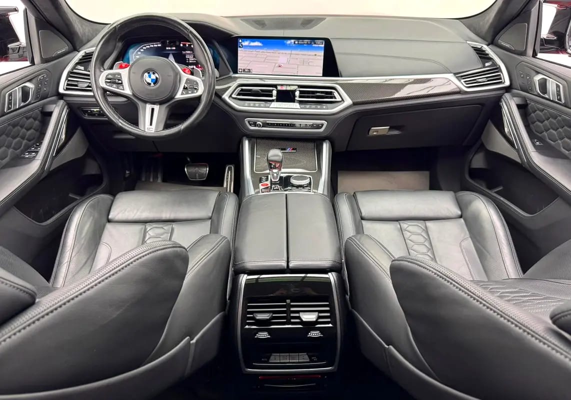 2022 BMW X6M Competition, 3/2027 BMW Warranty and Service Pack, BMW Service History, GCC - Thumbnail 7