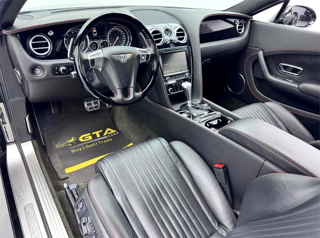 2016 Bentley Continental GT V8 Speed, Full Service History, Excellent Condition, GCC - Thumbnail 9