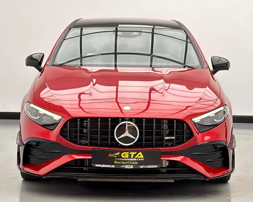 2024 Mercedes-Benz A 35 AMG, June/2029 Mercedes Warranty + Service Contract, FSH, GCC - Thumbnail 2