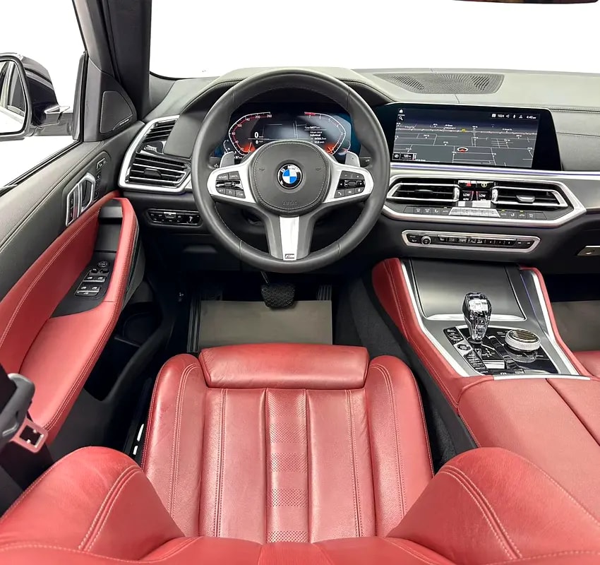2021 BMW X6 xDrive40i M-Sport, 1 Years Warranty Unlimited Km, BMW Full Service History, GCC - Thumbnail 8
