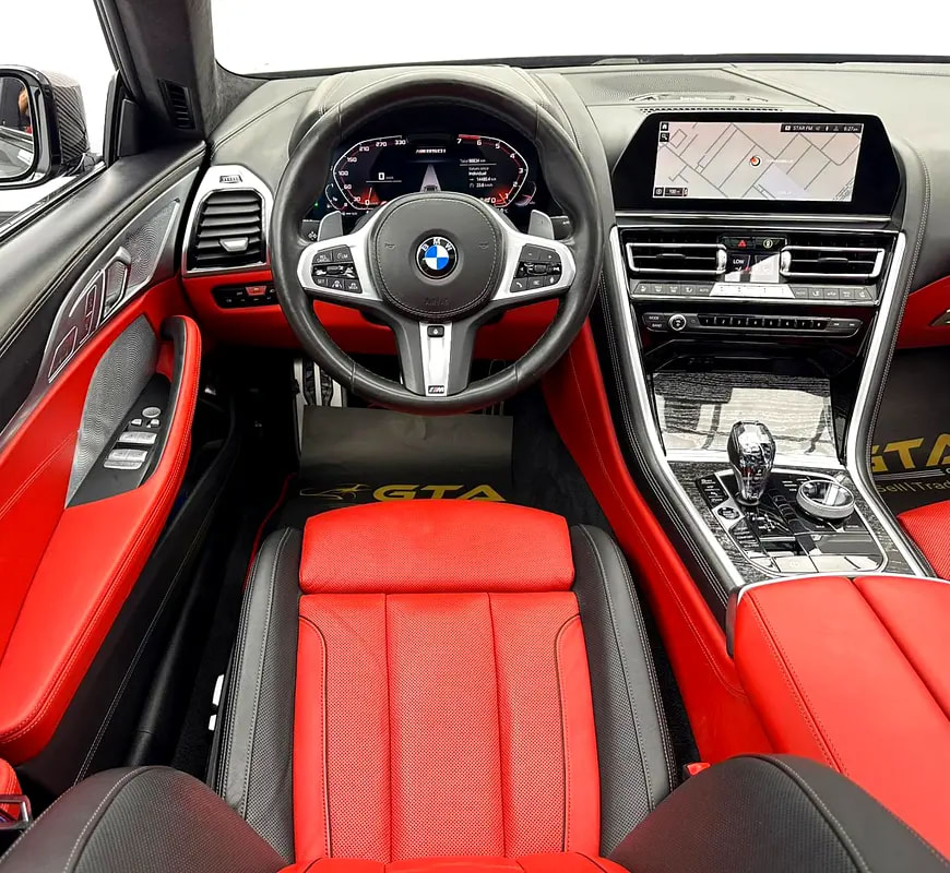 2020 BMW M850i xDrive Gran Coupe, 1 Year Unlimited Km Warranty, BMW FSH, GCC - Thumbnail 8