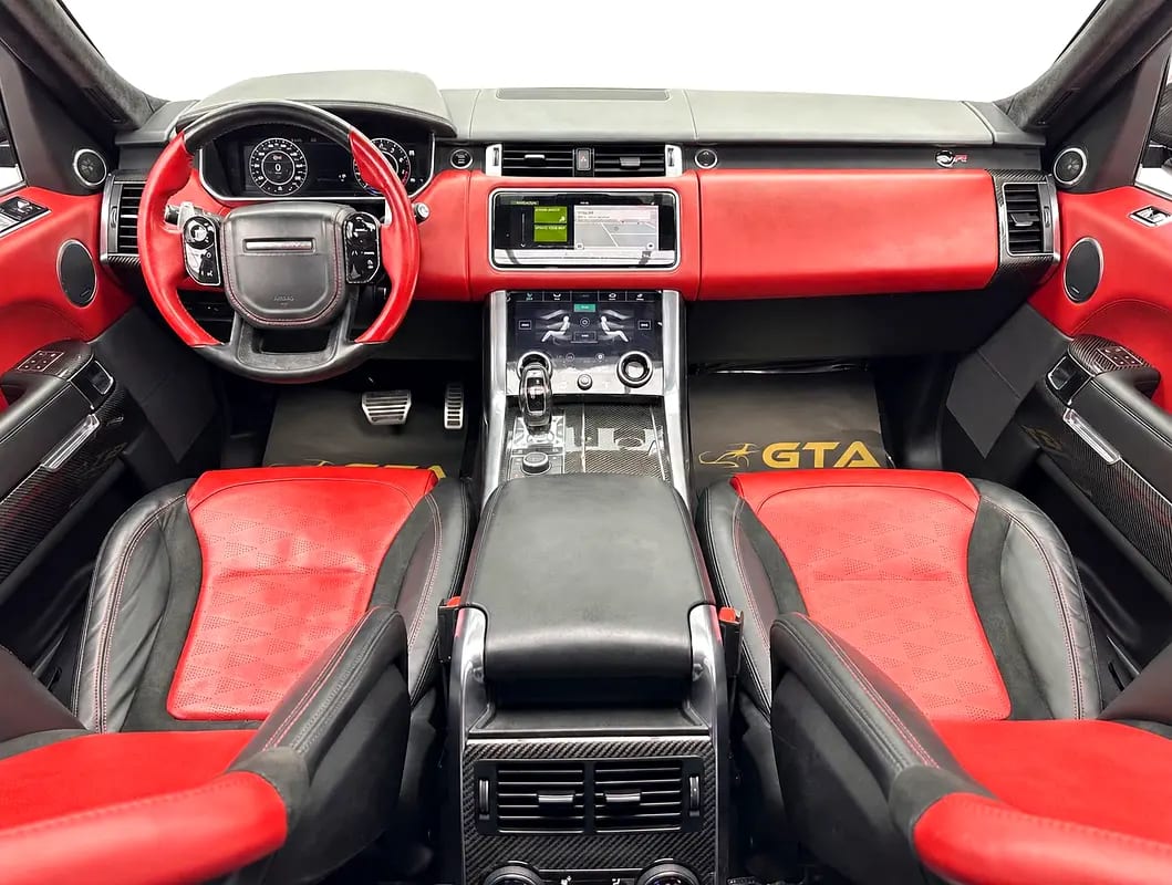2019 Range Rover Sport SVR Carbon Edition, 1 Year Warranty Unlimited Km, Full Service History, GCC - Thumbnail 10