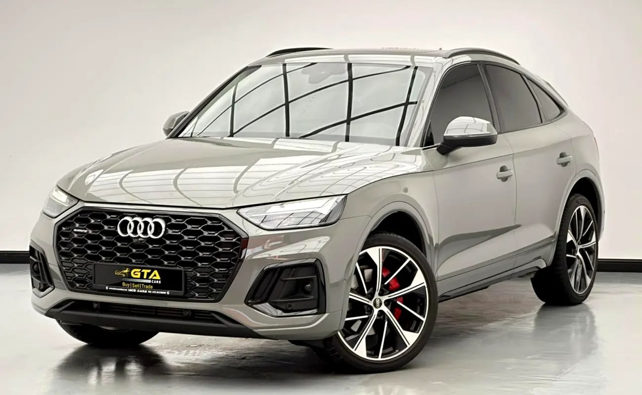 2022 Audi Q5 45 TFSI Quattro, 1 Year Warranty Unlimited KM, Full Service History, GCC - Thumbnail 1