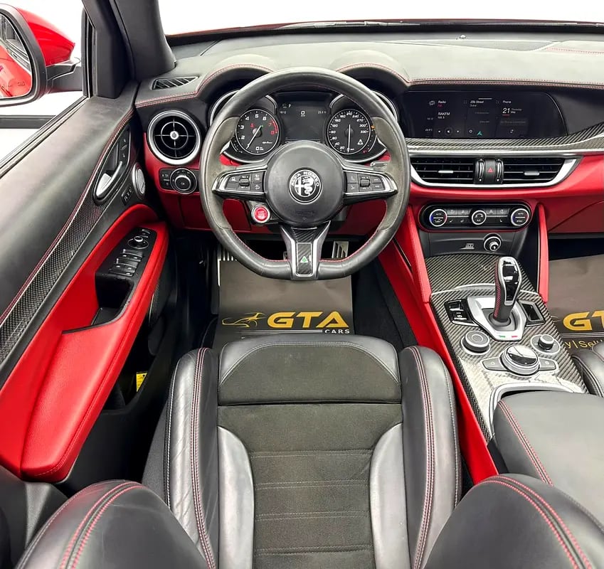 2020 Alfa Romeo Stelvio Quadrifoglio, Nov/2026 Alfa Romeo Warranty + Service Contract, FSH, GCC - Thumbnail 8