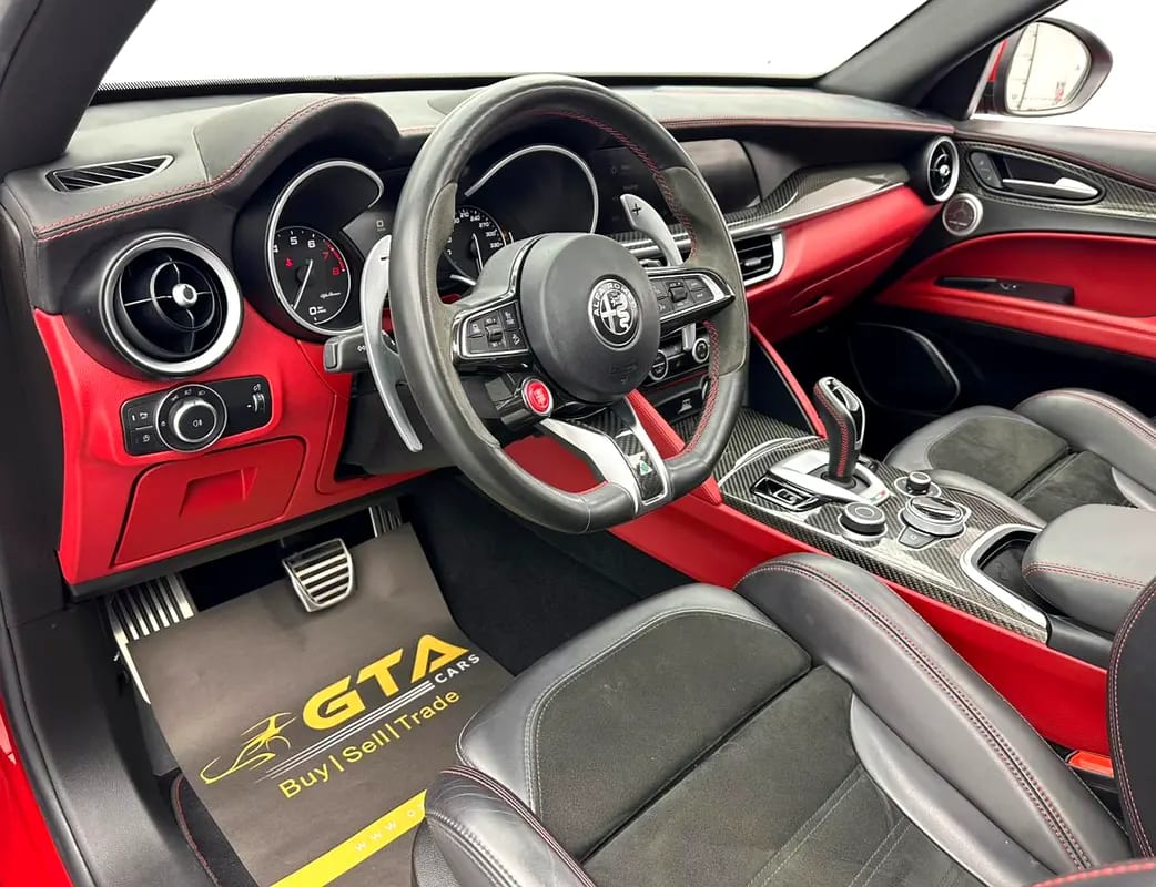 2020 Alfa Romeo Stelvio Quadrifoglio, Nov/2026 Alfa Romeo Warranty + Service Contract, FSH, GCC - Thumbnail 9