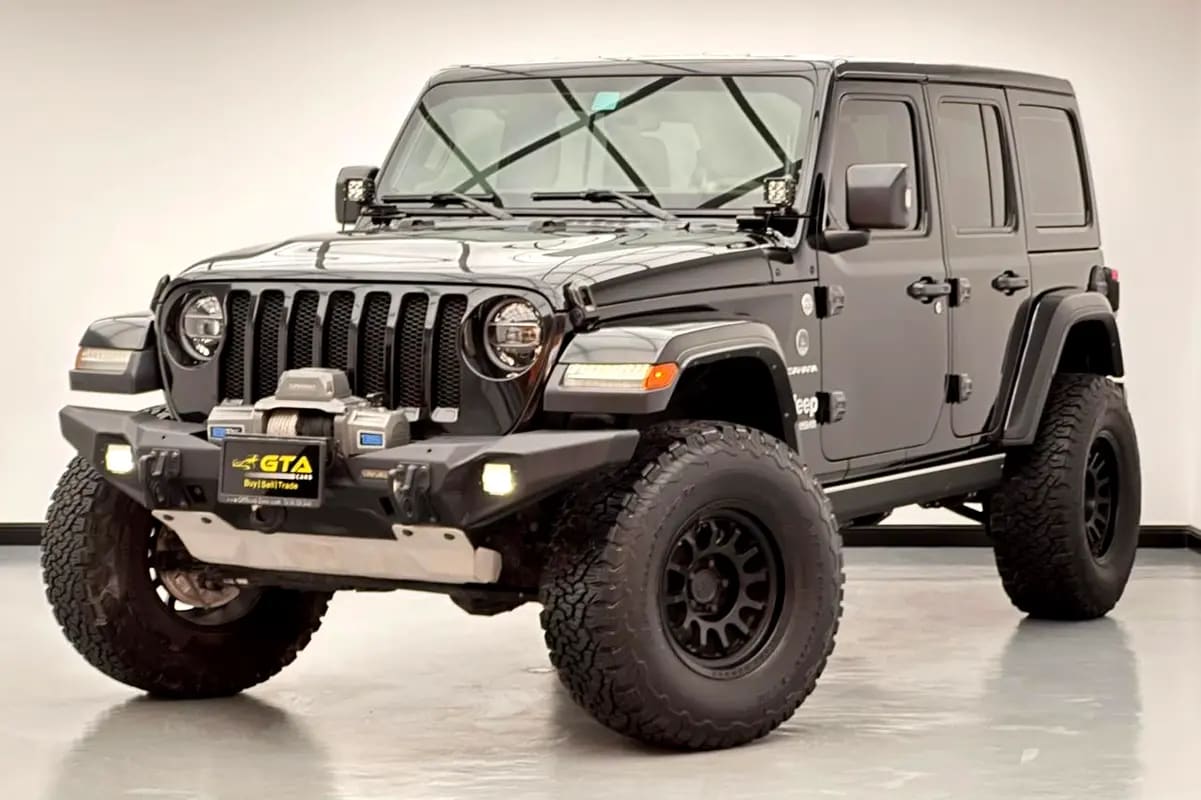 2022 Jeep Wrangler Sahara, Off-Road Zone, Huge Spec, July/2027 Jeep Warranty, GCC - Thumbnail 1