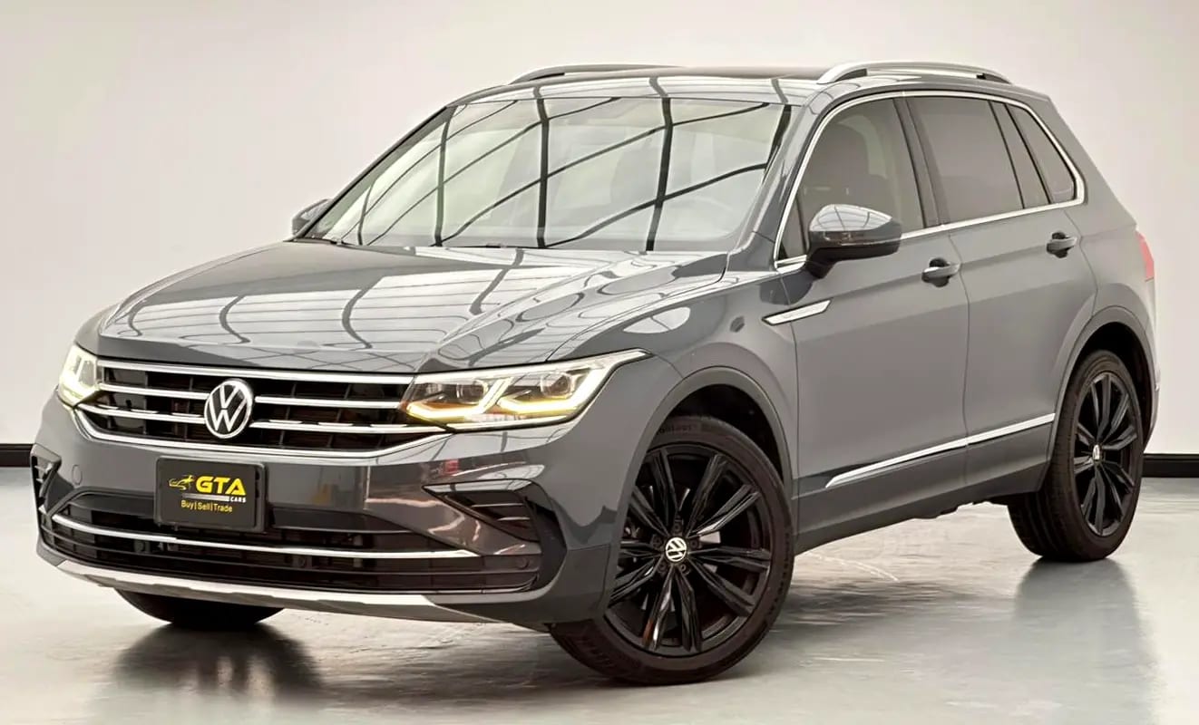 2023 Volkswagen Tiguan Elegance Premium, 07/2028 Volkswagen Warranty + Service Contract, FSH, GCC - Thumbnail 1