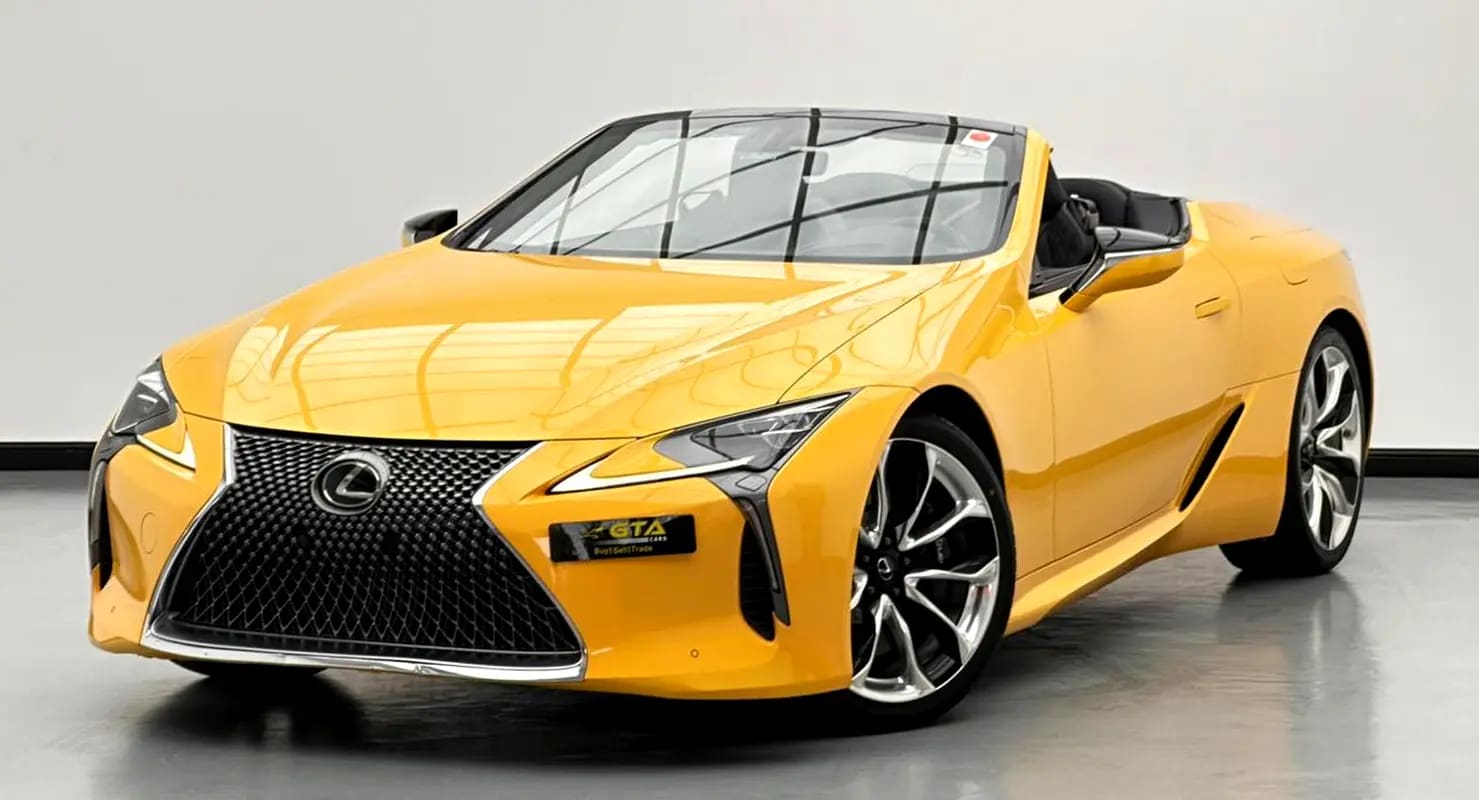 2021 Lexus LC500 Carbon Cabriolet, 1 Year Warranty Unlimited KM, Excellent Condition - Thumbnail 1