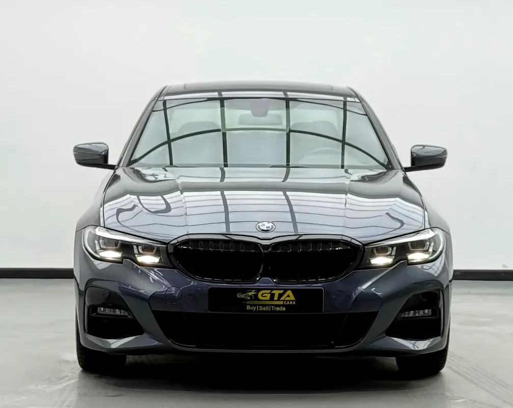 2019 BMW 330i M-Sport, 1 Year Unlimited Kms Warranty, Full BMW Service History, GCC - Thumbnail 2