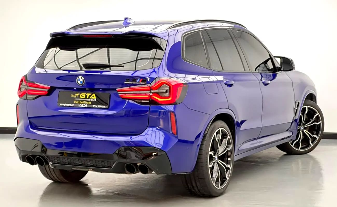 2022 BMW X3 M Competition, 07/2027 BMW Warranty + Service Contract, Full BMW Service History, GCC - Thumbnail 4