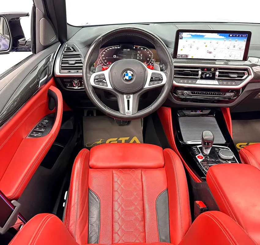 2022 BMW X3 M Competition, 07/2027 BMW Warranty + Service Contract, Full BMW Service History, GCC - Thumbnail 8