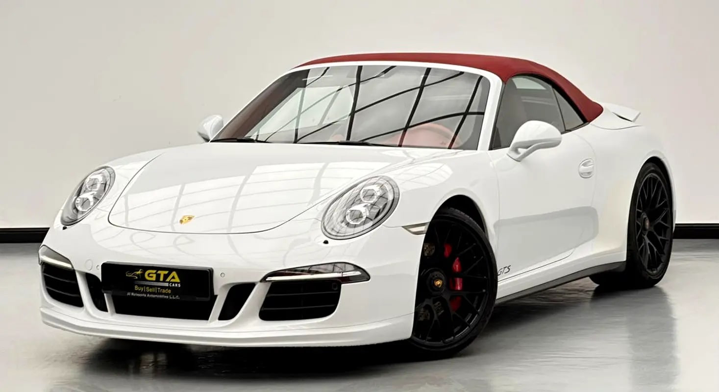 2015 Porsche 911 Carrera 4 GTS Cabriolet, Porsche Full Service History, Excellent Condition, GCC - Thumbnail 7