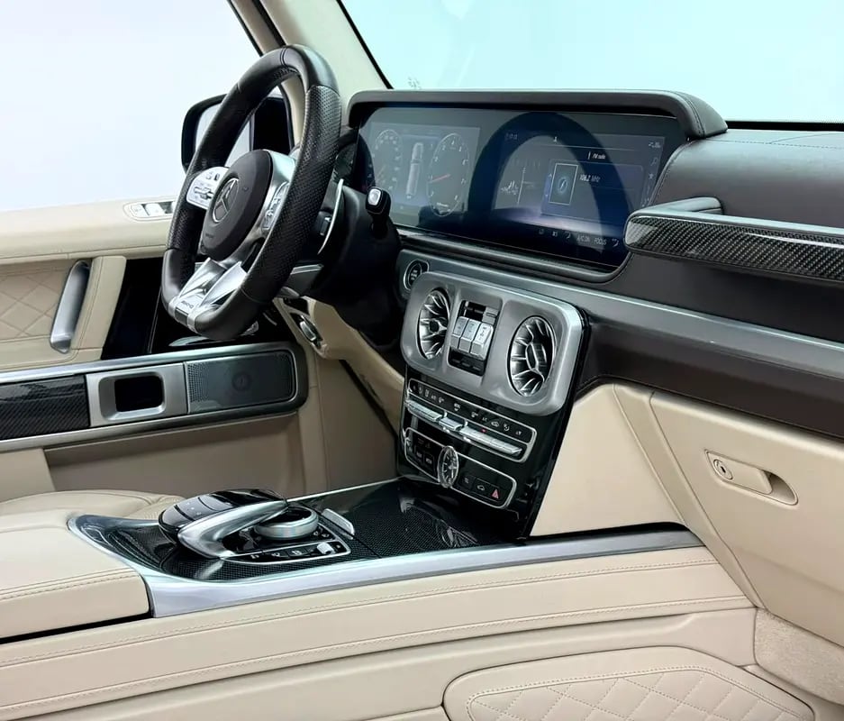 2022 Mercedes Benz G63 AMG Double Night Package, 2027 MB Warranty, Full MB Service History, GCC - Thumbnail 8