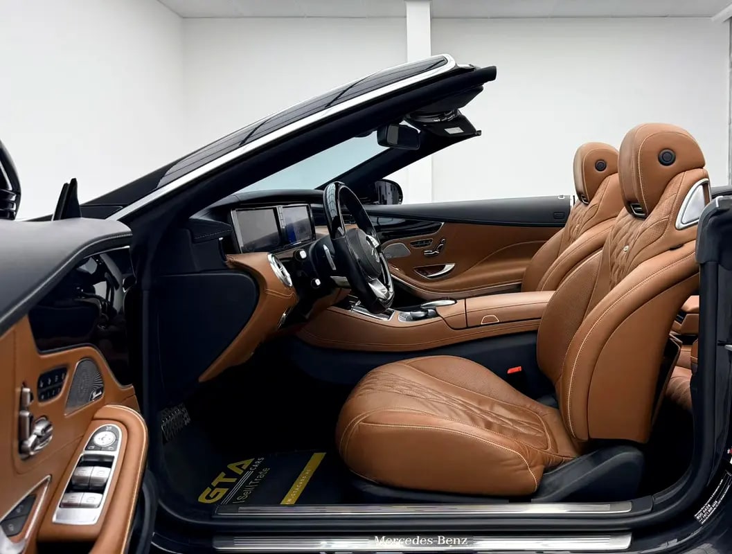 2016 Mercedes Benz S500 AMG Cabriolet With S63 Kit, Excellent Condition, GCC - Thumbnail 9