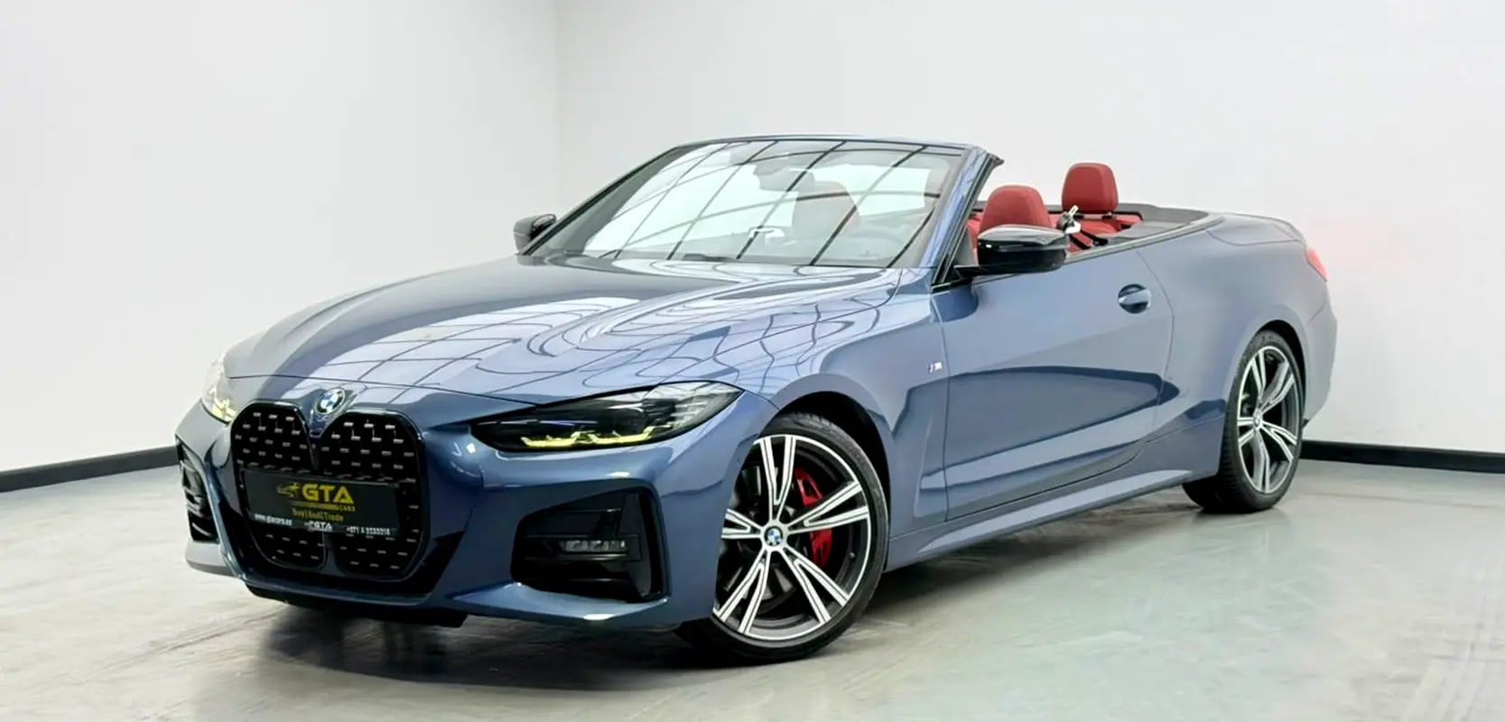 2021 BMW 430i M-Sport Convertible, 2026 BMW Warranty + Service Pack, Full BMW Service History, GCC - Thumbnail 1