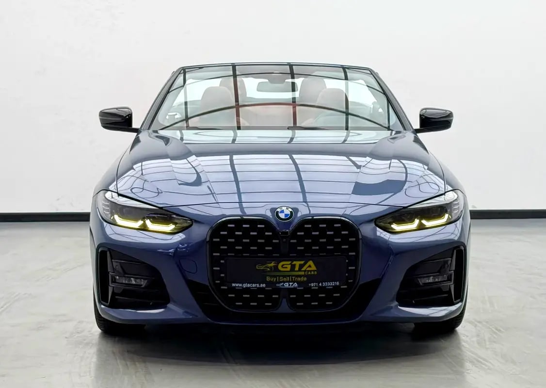 2021 BMW 430i M-Sport Convertible, 2026 BMW Warranty + Service Pack, Full BMW Service History, GCC - Thumbnail 2