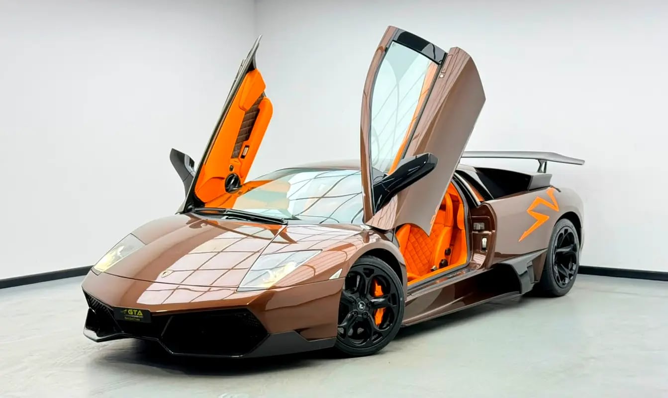 2009 Lamborghini Murciélago LP640-4 With SV Kit, Full Lamborghini Service History, Very Low Km, GCC - Thumbnail 1