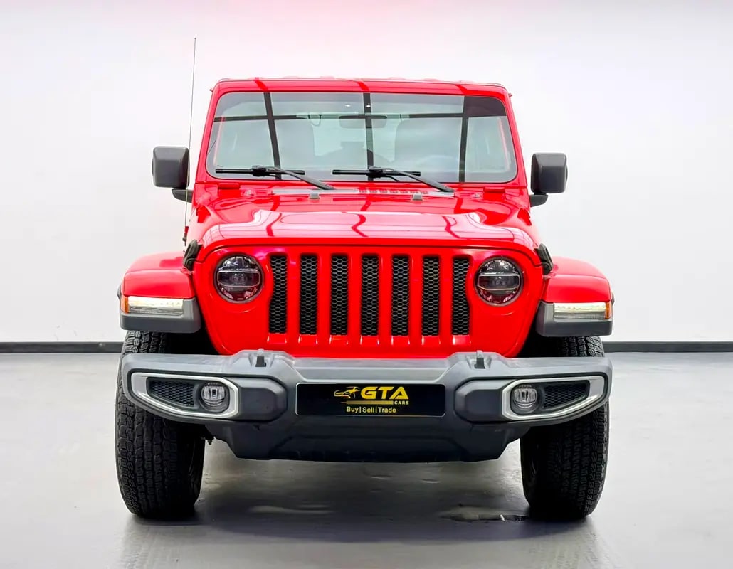 2022 Jeep Wrangler Unlimited Sahara, 2027 Jeep Warranty + Service Pack, Excellent Condition, GCC - Thumbnail 2