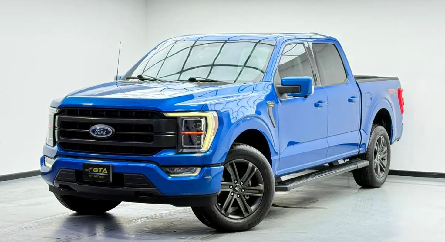 2021 Ford F-150 Lariat, 2027 Ford Service Pack, Full Ford Service History, Excellent Condition, GCC - Thumbnail 1