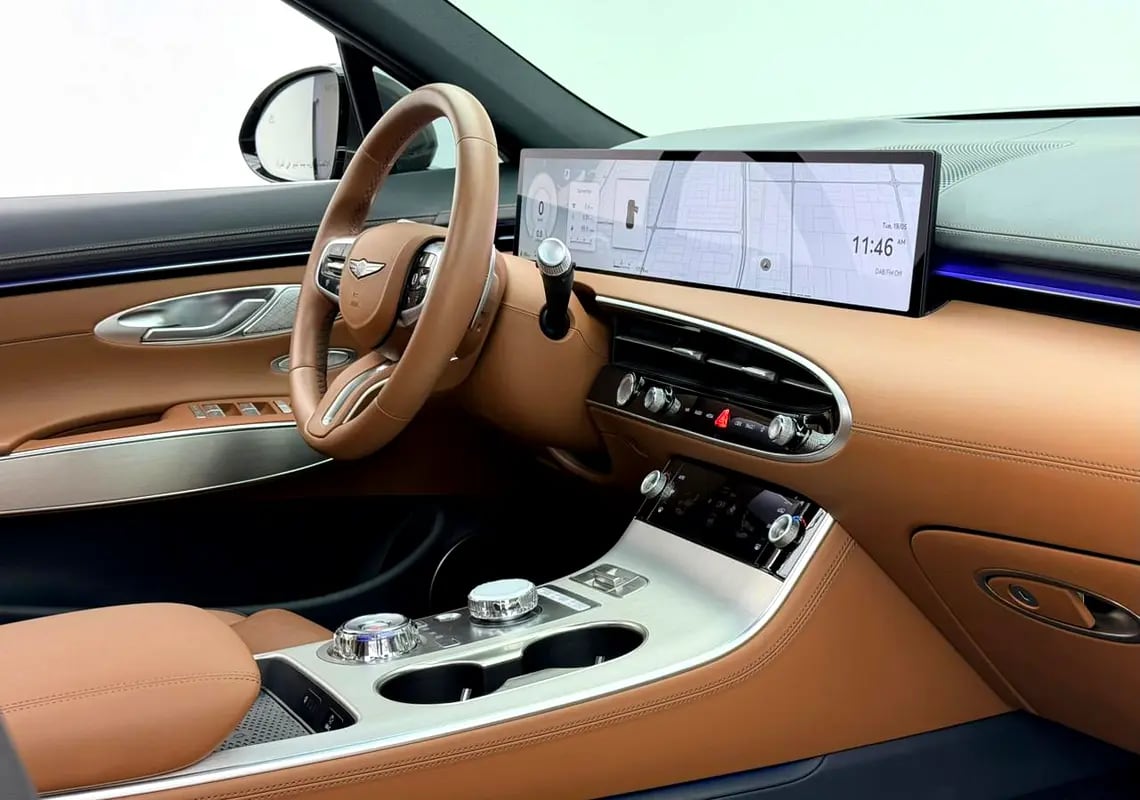 2025 Genesis GV70 Prestige+, 2030 Genesis Warranty + Service Pack, Full Genesis Service History, GCC - Thumbnail 7