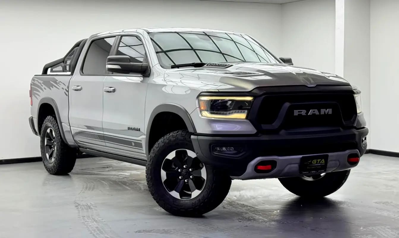 2021 Dodge RAM 1500 Rebel, 2026 Dodge Warranty + Service Pack, Full Dodge Service History, GCC - Thumbnail 3