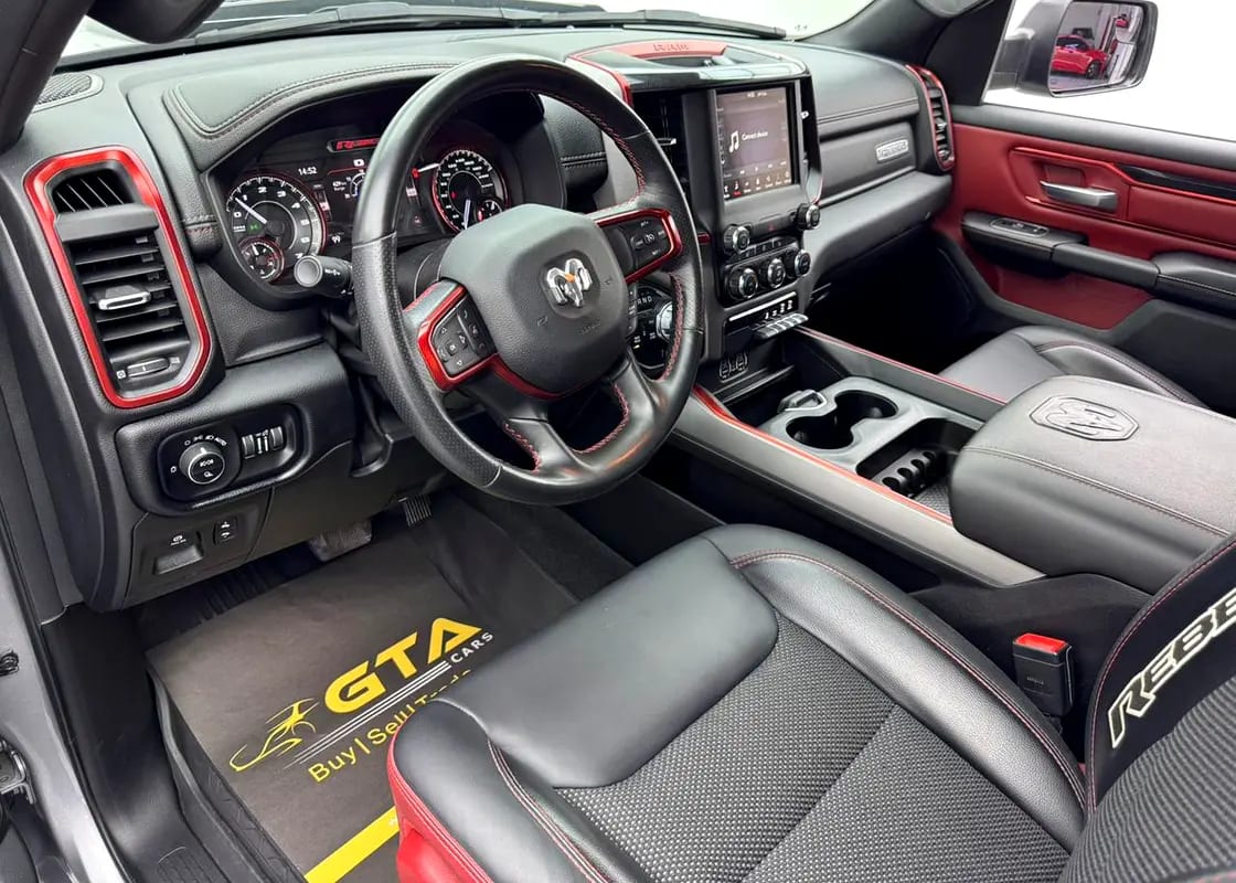2021 Dodge RAM 1500 Rebel, 2026 Dodge Warranty + Service Pack, Full Dodge Service History, GCC - Thumbnail 10