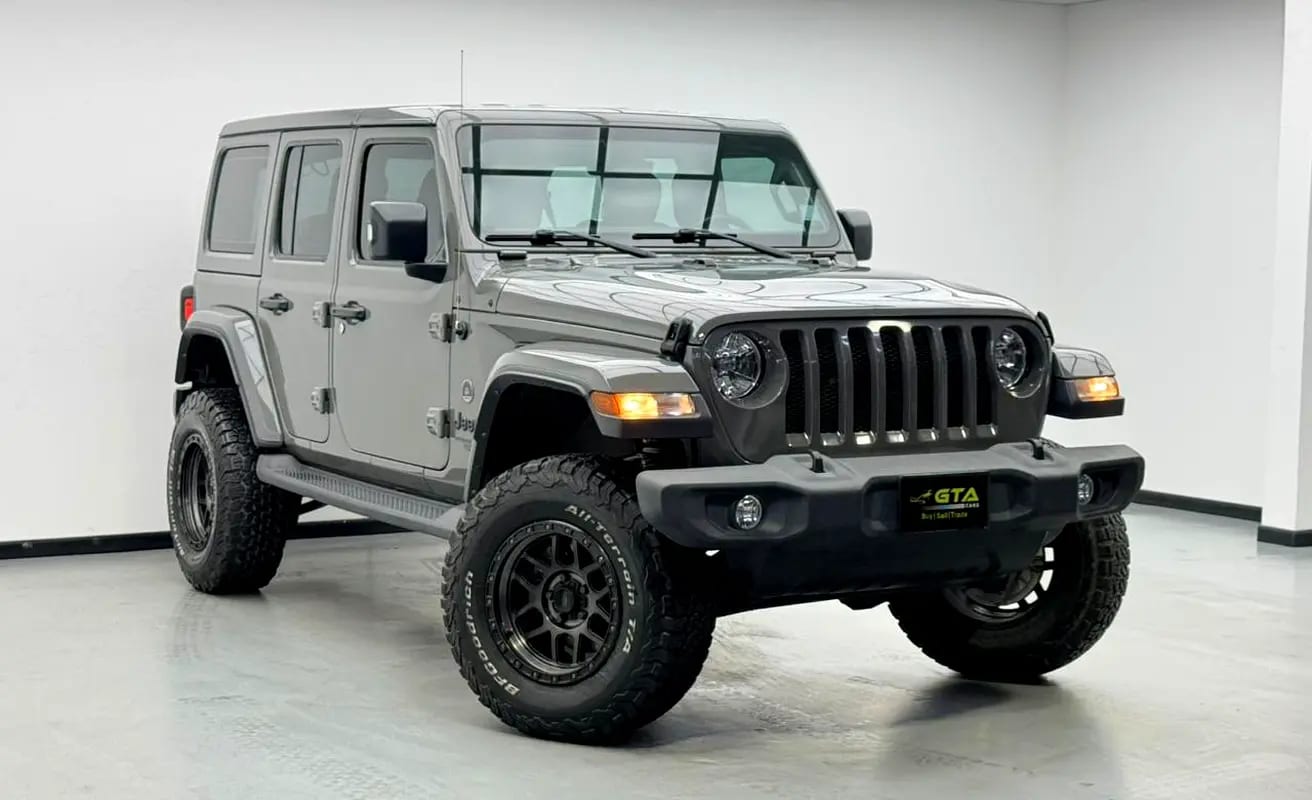2021 Jeep Wrangler Unlimited Sport, Warranty, Full Jeep Service History, Off-Road Zone Modes, GCC - Thumbnail 3