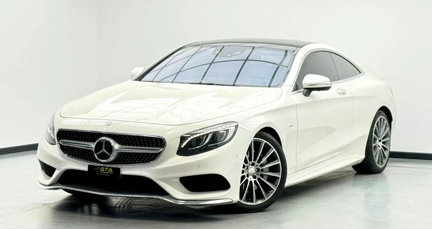 2015 Mercedes Benz S550 4MATIC Coupe, Service History, Designo Package, Excellent Condition, Jap - Thumbnail 1