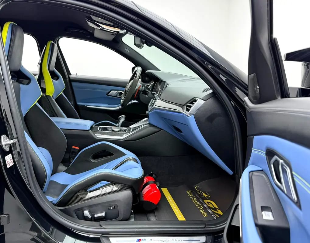2021 BMW M3 Competition, 2026 BMW Service Pack, Full BMW Service History, Low km, Fully Loaded, GCC - Thumbnail 9
