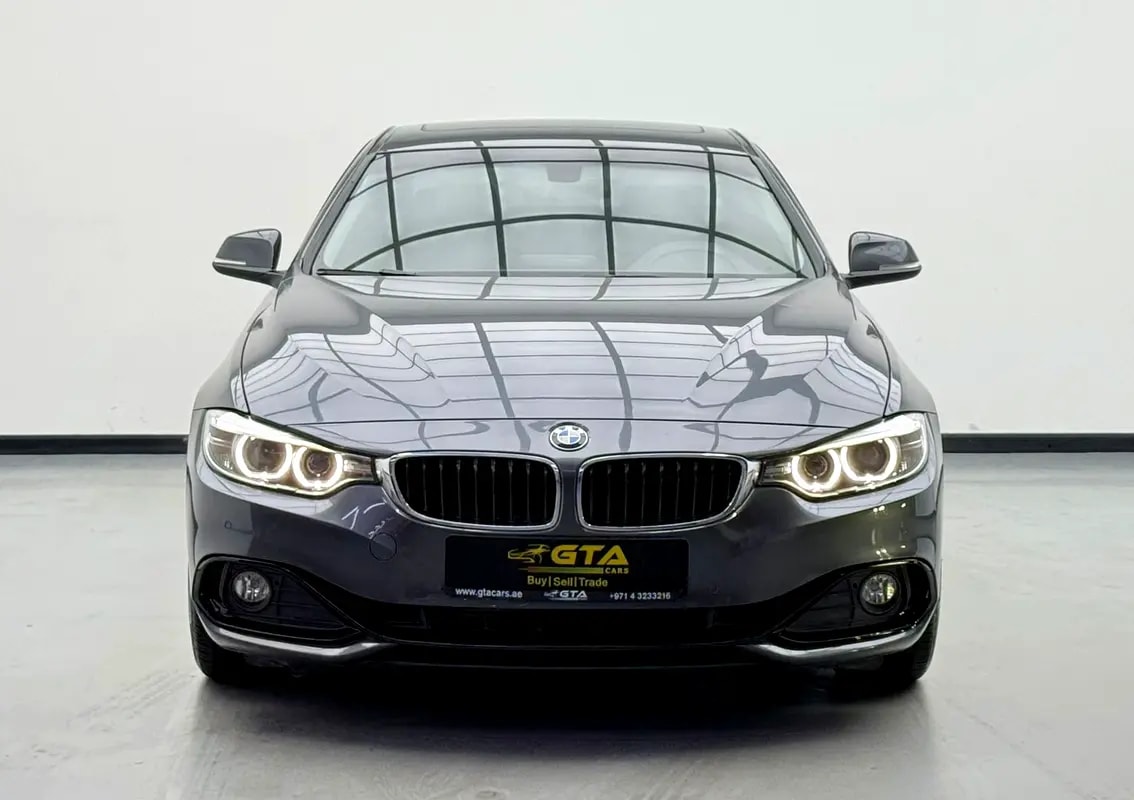 2016 BMW 420i Coupe, Service History, Fully Loaded, Excellent Condition, GCC - Thumbnail 2