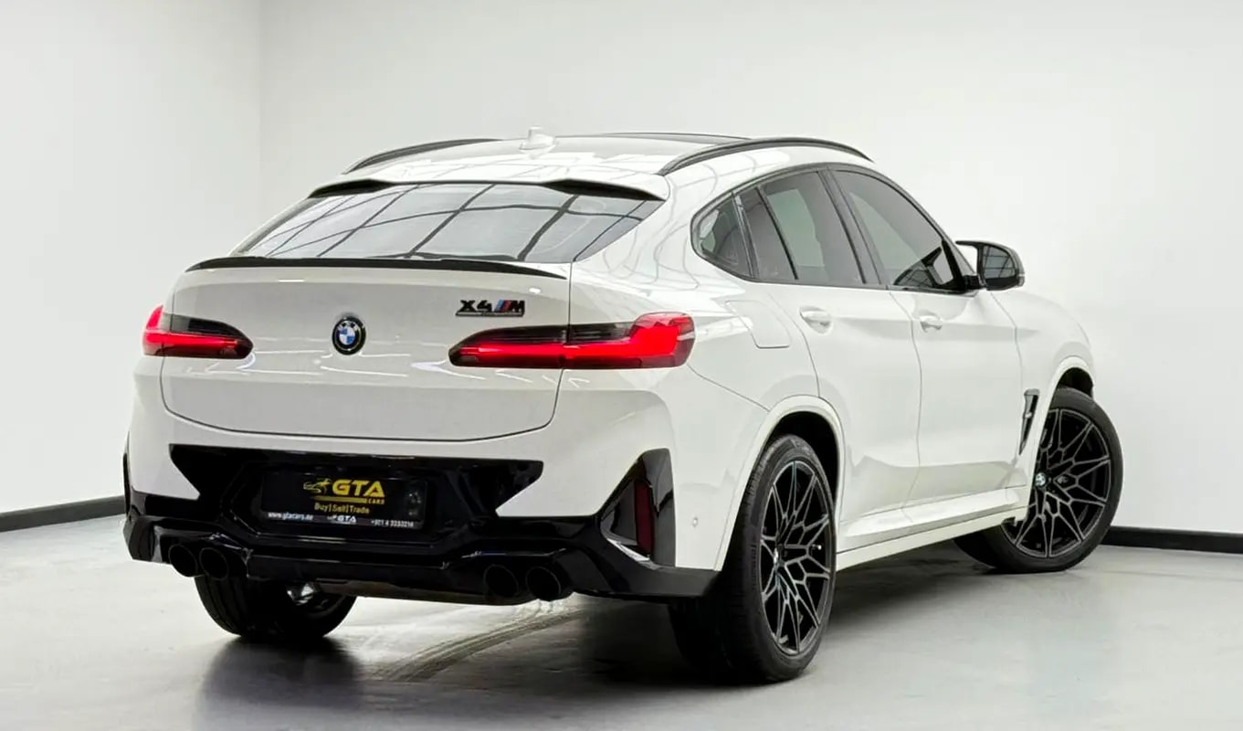 2022 BMW X4M Competition, 2027 BMW Warranty + Service Pack, Full BMW Service History, GCC - Thumbnail 4