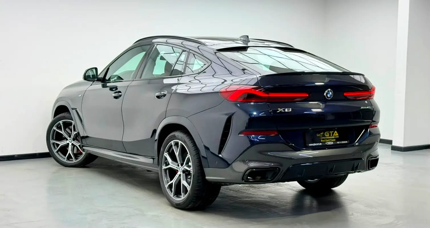 2022 BMW X6 xDrive40i M-Sport, 2027 BMW Warranty + Service Pack, Full BMW Service History, GCC - Thumbnail 6