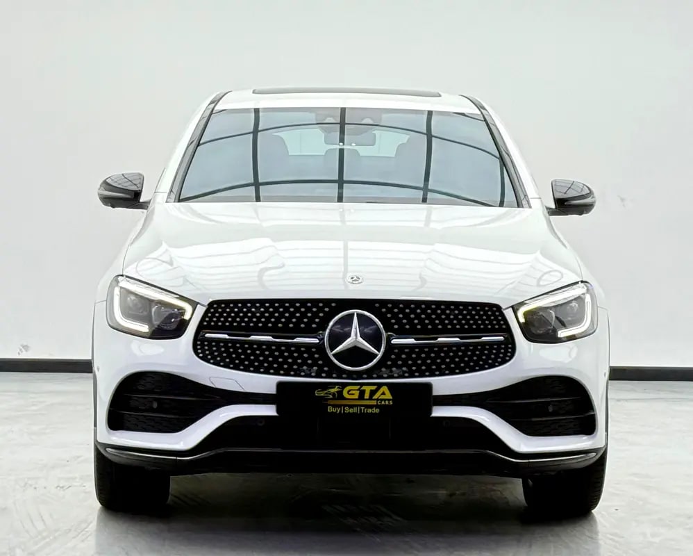 2020 Mercedes Benz GLC300 AMG 4MATIC Coupe, Warranty, Full Service History, Fully Loaded, GCC - Thumbnail 2