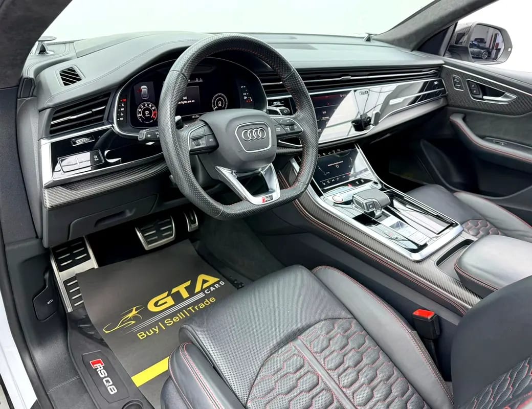 2020 Audi RSQ8 4.0TFSI Quattro, Warranty, Carbon Fiber Package, Excellent Condition, GCC - Thumbnail 10