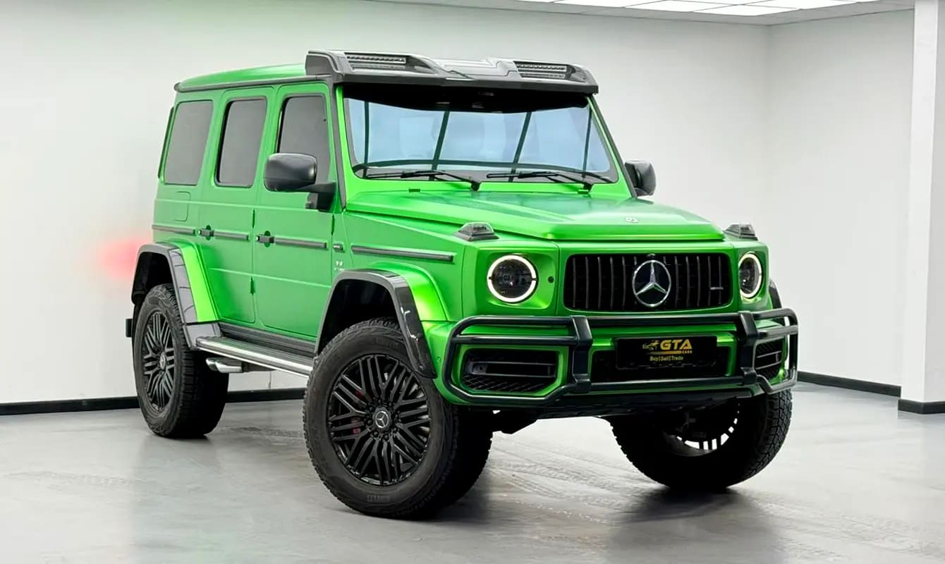 2022 Mercedes Benz G63 4x4², 2028 MB Warranty, 2026 MB Service Pack, Very Low Km, GCC - Thumbnail 3