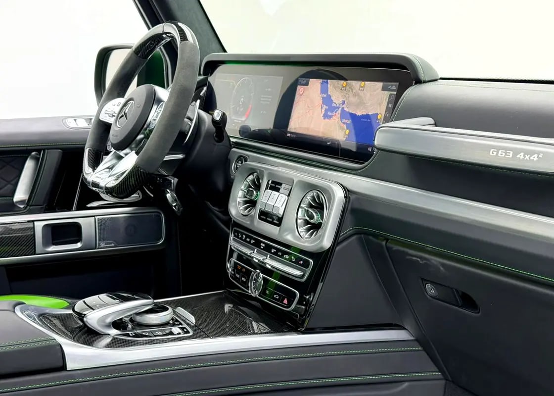 2022 Mercedes Benz G63 4x4², 2028 MB Warranty, 2026 MB Service Pack, Very Low Km, GCC - Thumbnail 8