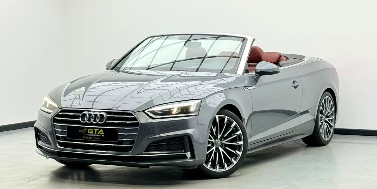 2018 Audi A5 40 TFSI Cabriolet, 2027 AAA Warranty, Full Audi Service History, Fully Loaded, GCC - Thumbnail 1