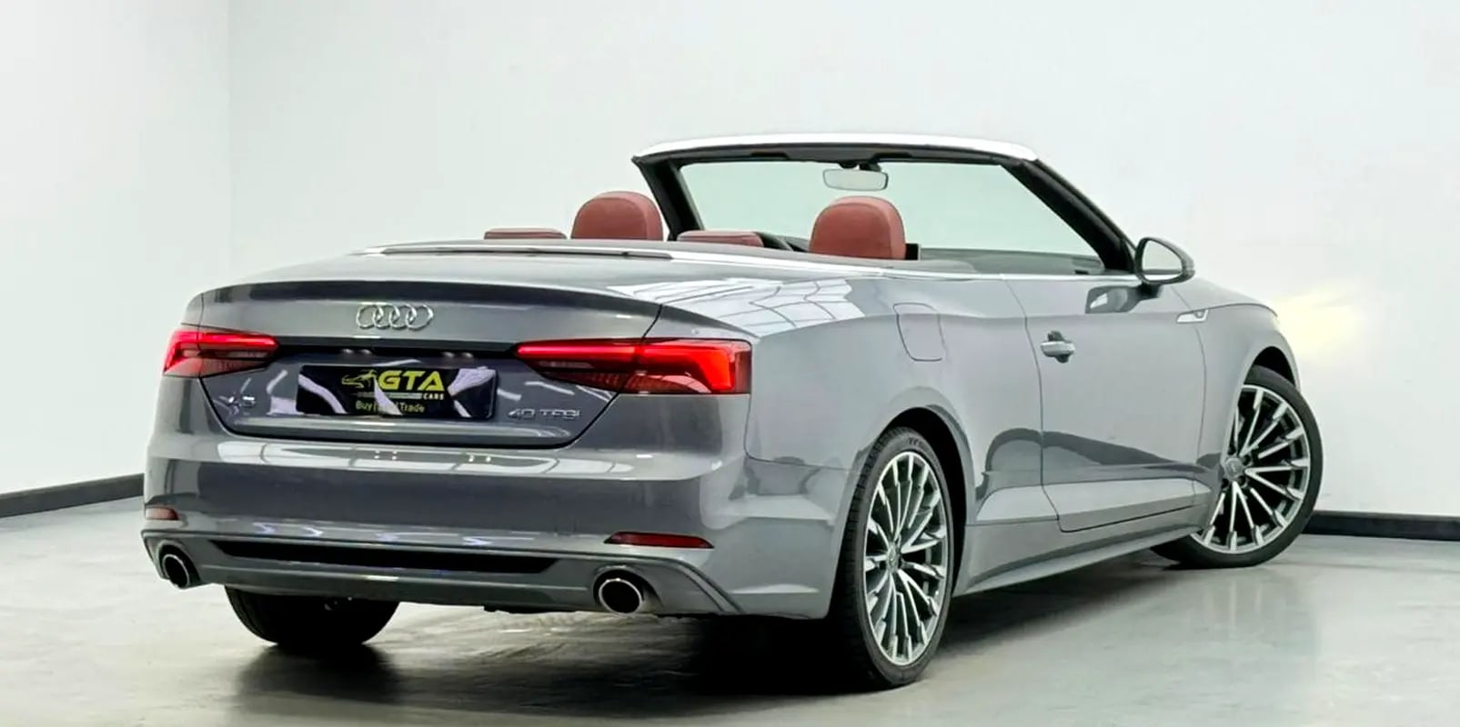 2018 Audi A5 40 TFSI Cabriolet, 2027 AAA Warranty, Full Audi Service History, Fully Loaded, GCC - Thumbnail 4